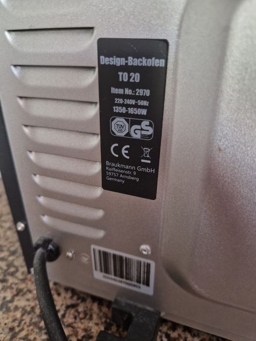 Forno da marca 'Caso' de 20l