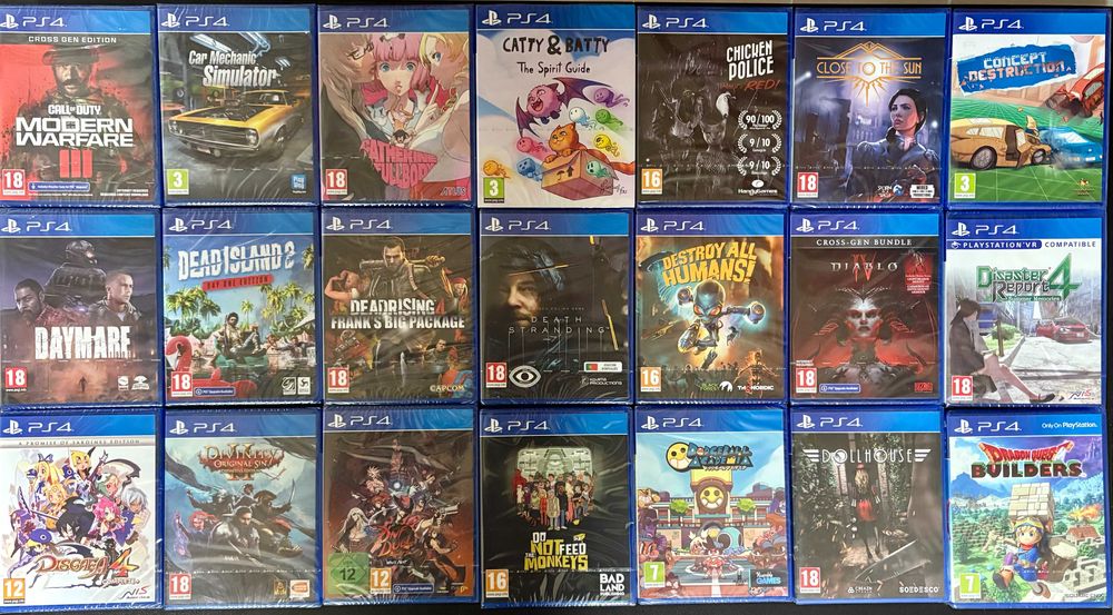 JOGOS PLAYSTATION 4/PS4 NOVOS/SELADOS | Portes Grátis | Ler Descrição↓