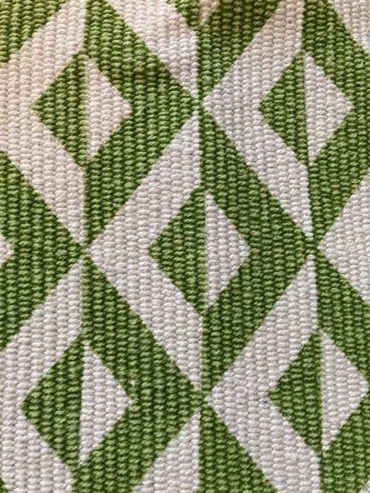 Chodnik dywanik łazienkowy zielony 83x56