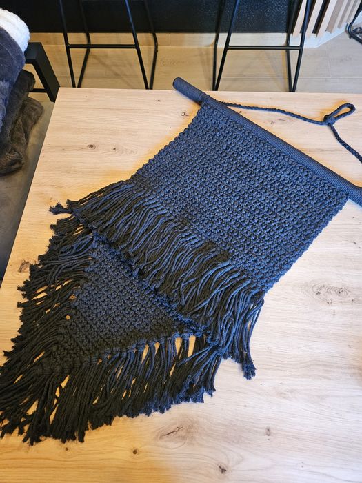 Makrama czarna styl boho