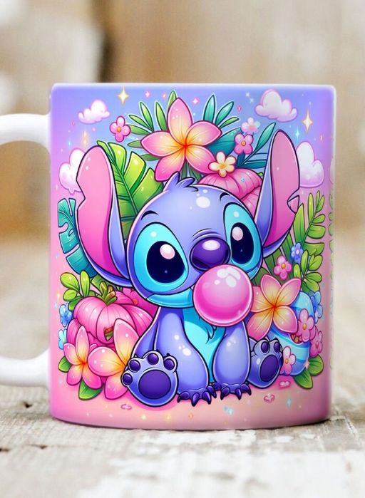 Lilo Stitch kawaii slodki uroczy prezent kubek ceramiczny gadzet
