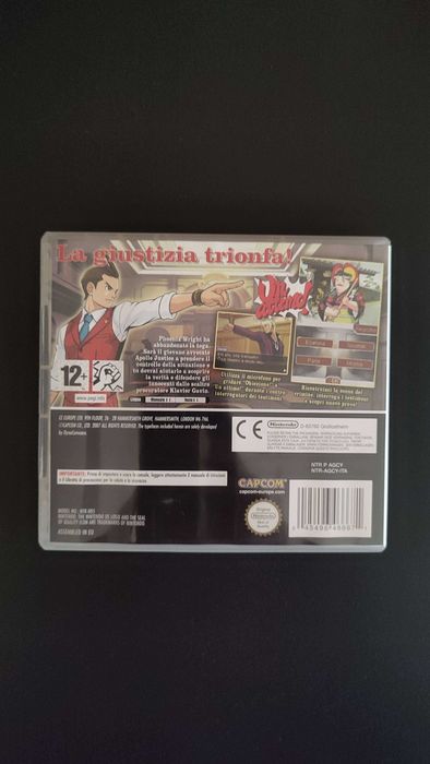 Apollo Justice Ace Attorney Nintendo DS
