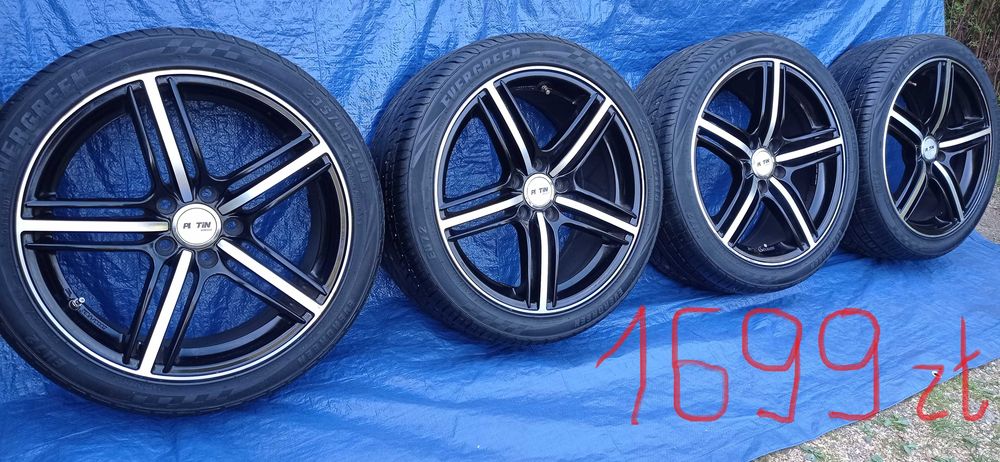 Felgi Koła Aluminiowe 225/40/R18 CONTINENTAL 8mm 5x112 VW AUDI SEAT