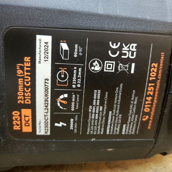 Przecinarka do betonu Evolution