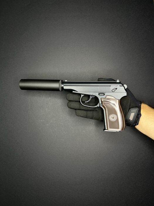 Іграшковий пістолет ПМ G29A +500 куль, 6 мм, пружинний