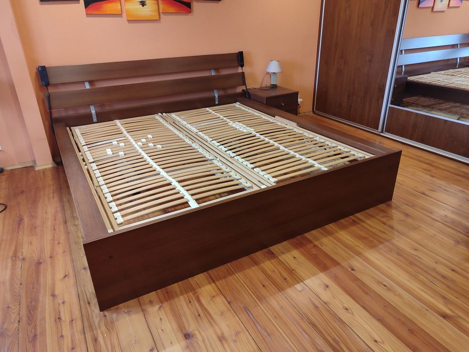 Meble zestaw łóżko do sypialni stelaż elektryczny