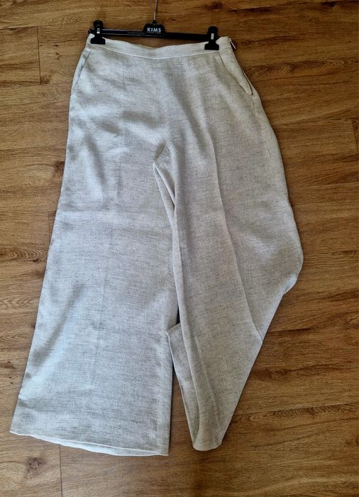 max mara, max&co. Брюки, лляні, розмір М, невелика Л