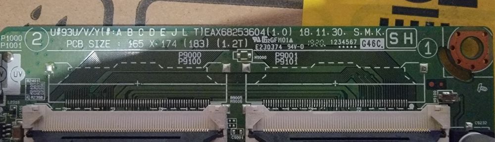 Placa principal mainboard TV LG EAX68253604 (1.0)