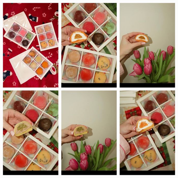 Японский десерт моти.