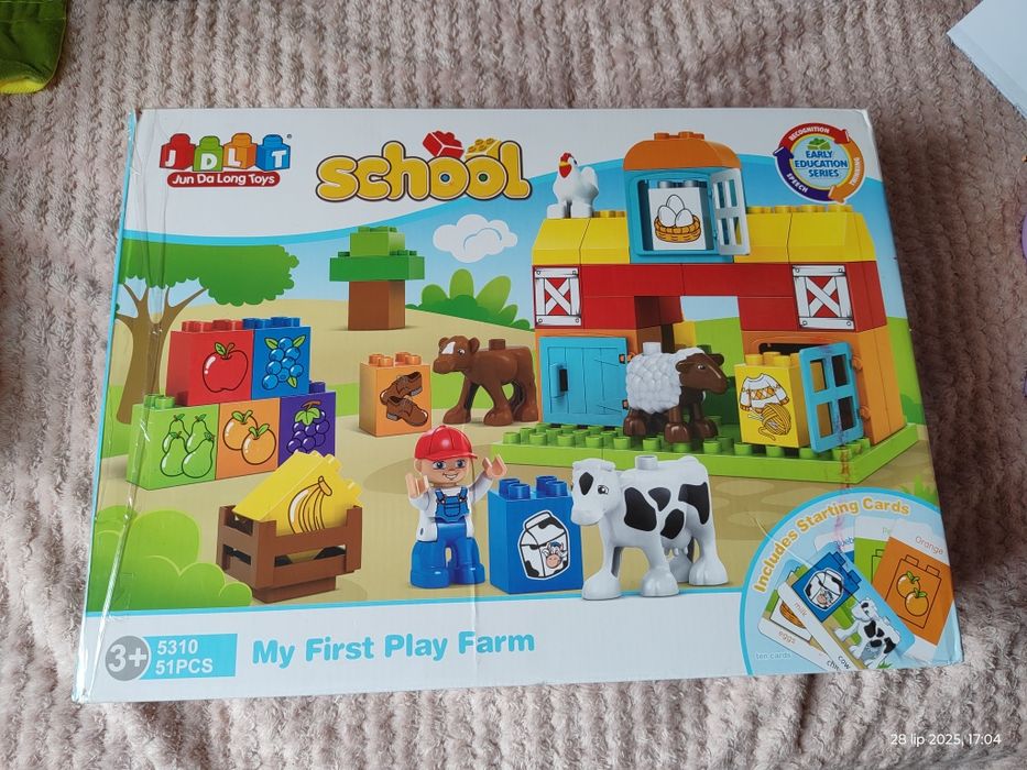 Klocki dla dzieci Farma