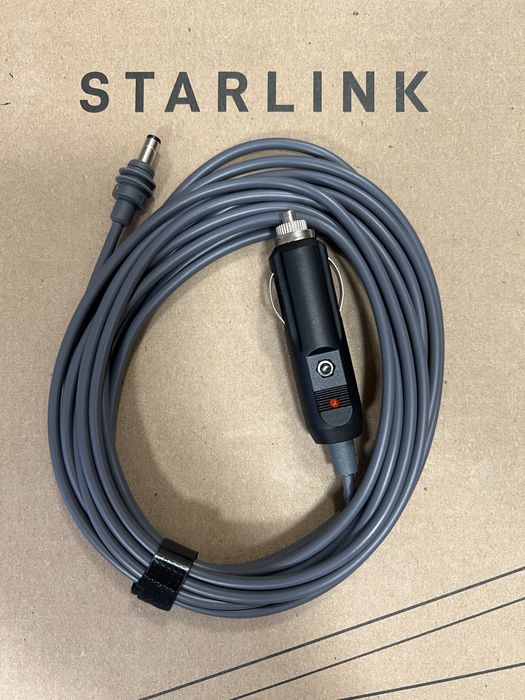 Кабель Starlink Mini в прикурювач 3м. 12v адаптер