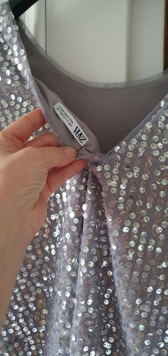 Блуза Zara з паєтками