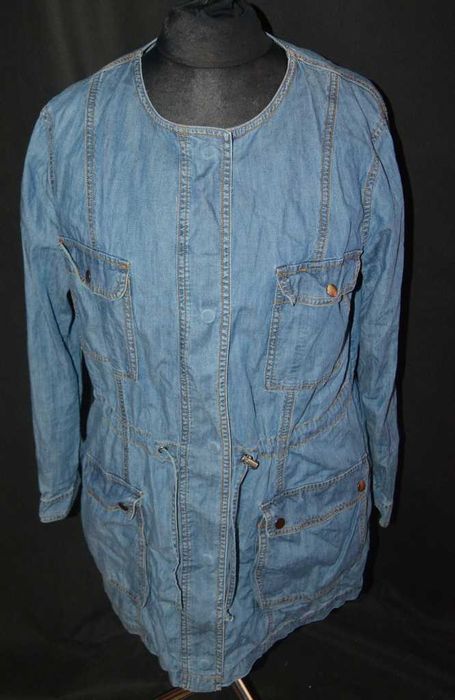 Cienka jeansowa parka Bonprix 46