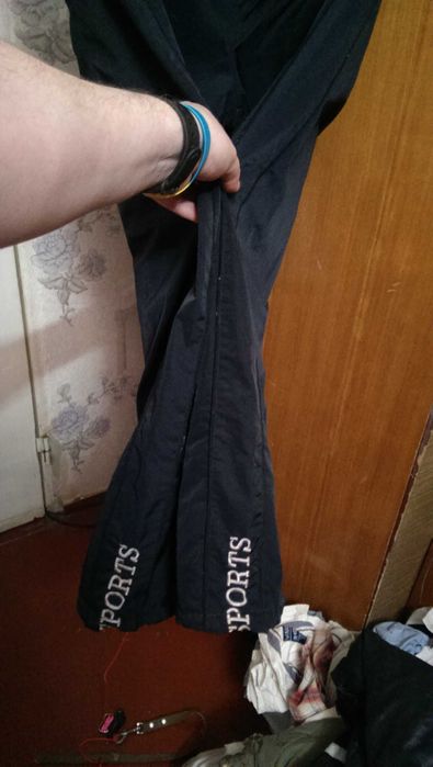 Мужские тёплые спортивные штаны XXL Как новые, плащёвка  водоотталкива