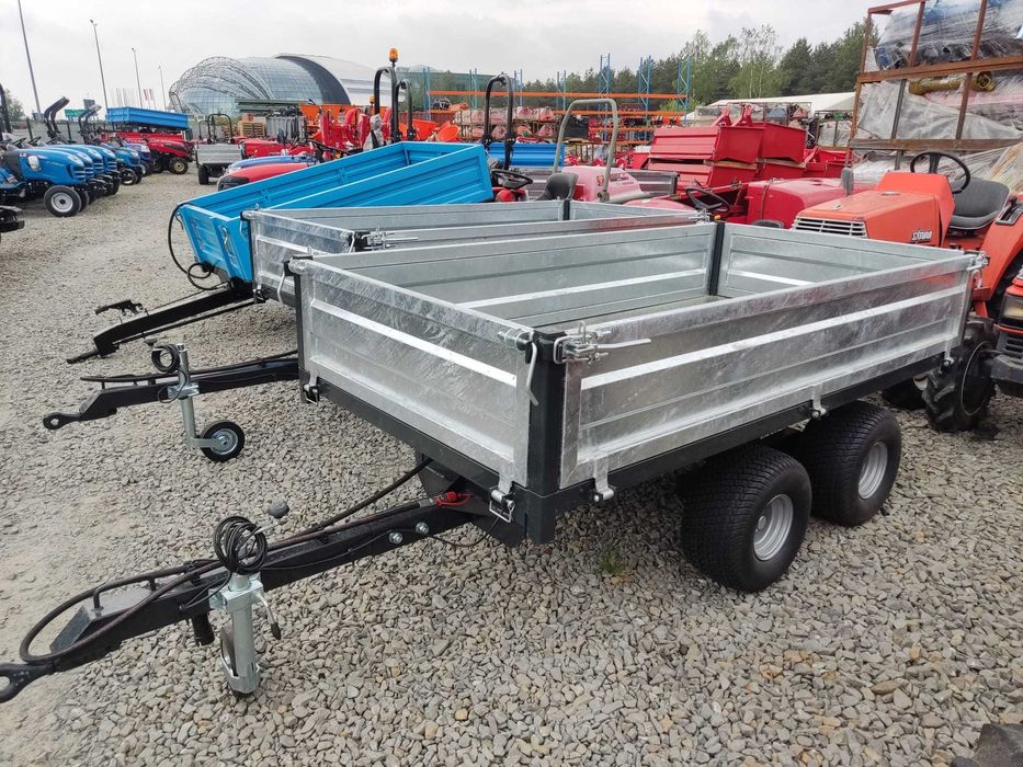 przyczepa ogrodowa nowa solidna transportowa ogrodu ogródka warzywnika