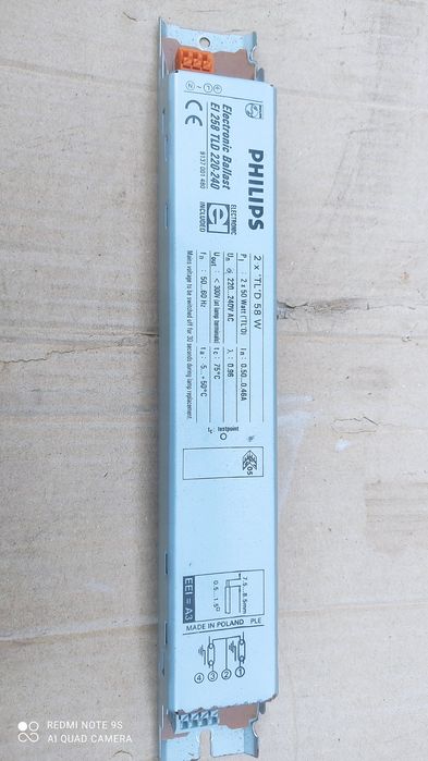 Statecznik świetlówki Philips, zostalo 9 szt