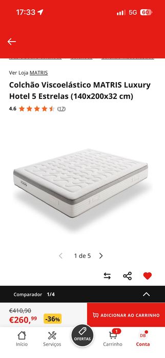 Cama com arrumação e colchão