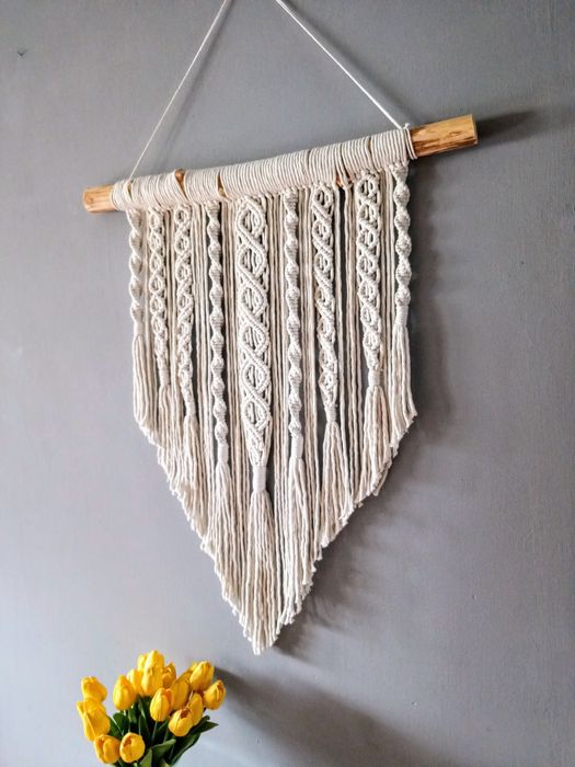 Makrama duża Boho Home dekoracja ślubna