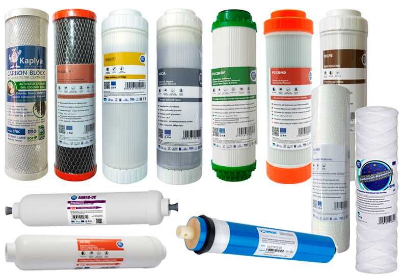 Картриджи для очистки воды, постфильтр, минерализатор -  AQUAFILTER