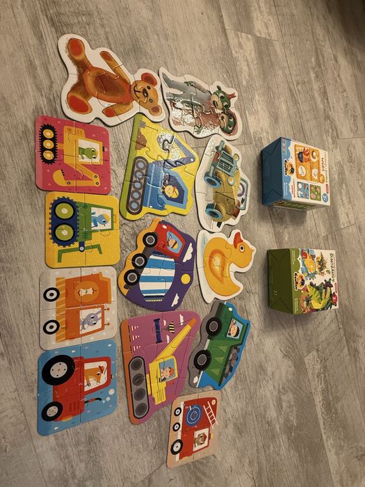 Puzzle 0-3 lata czu czu dinozaury