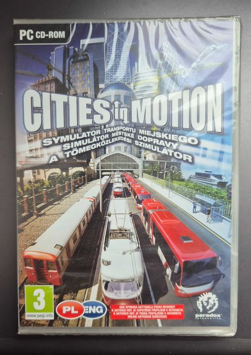 Gra PC Cities in Motion nowa w folii
