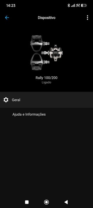 Pedais Garmin xc rally 100