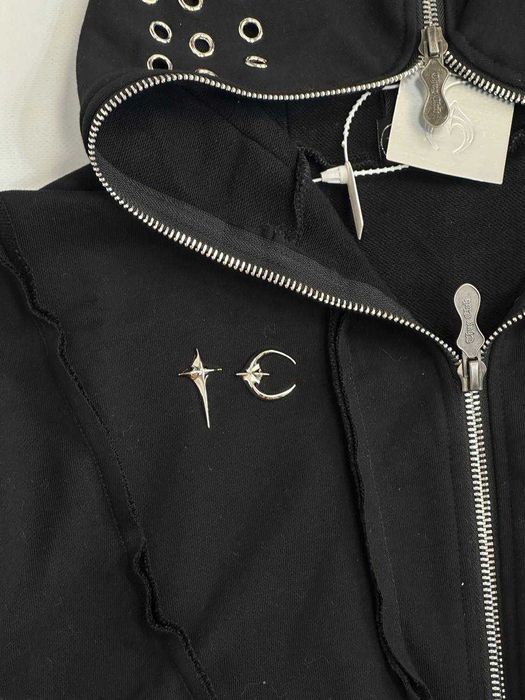 Thug Club zip hoodie худи зип зипка фулл full y2k archive opium чорна