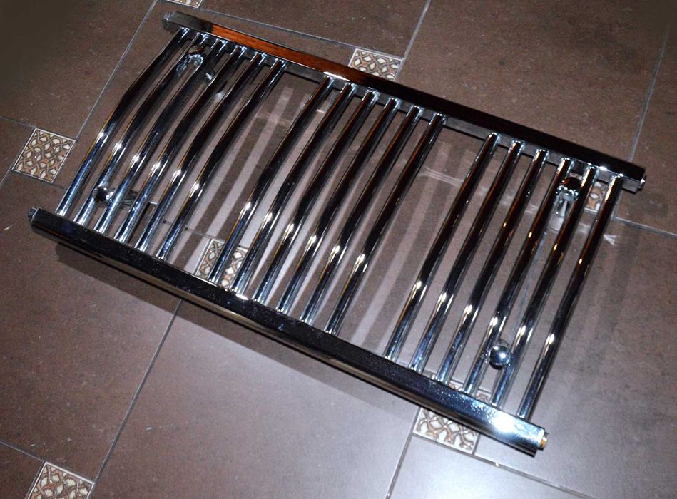 Srebrny / chrom kaloryfer łazienkowy - 50 x 94 cm