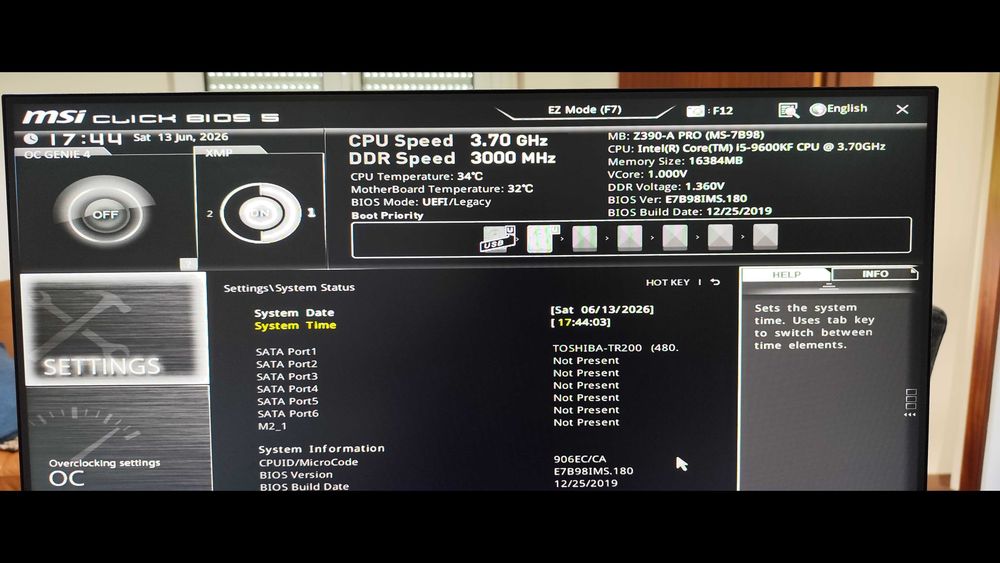 PC Gaming – i5 9600KF + GTX 1660 SUPER + 16GB + SSD NVMe + MSI MPG GUNGNIR
