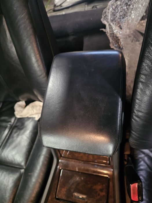 Wnętrze BMW e38 czarne skóry