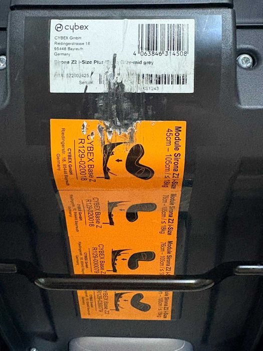 Cadeira Auto Cybex Sirona Z2 Cinzenta