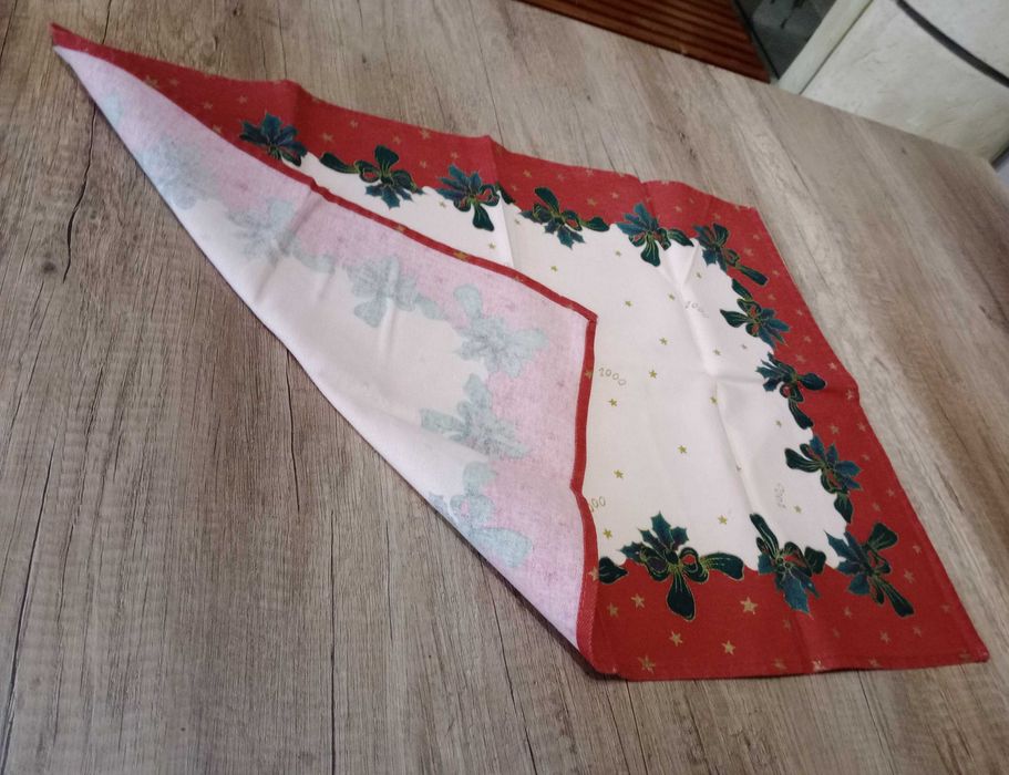 Retrosaria  2 Panos/ Toalhas tabuleiro, Alusivos ao Natal  - Novos