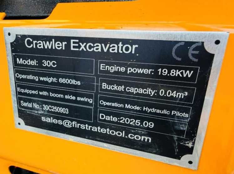 Міні екскаватор /НОВИЙ/ MIVA VA30G /вага 3 тони/2025 р