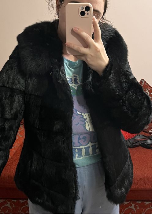 Шубка з хутра кролика