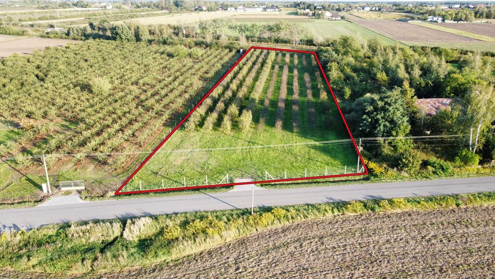 Działka 6439 m² z MPZP pod dom, 300 m do stacji ŁKA