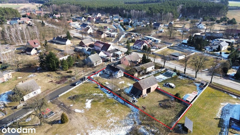 Karszyn | 12 arów | Dom + stodoła do adaptacji