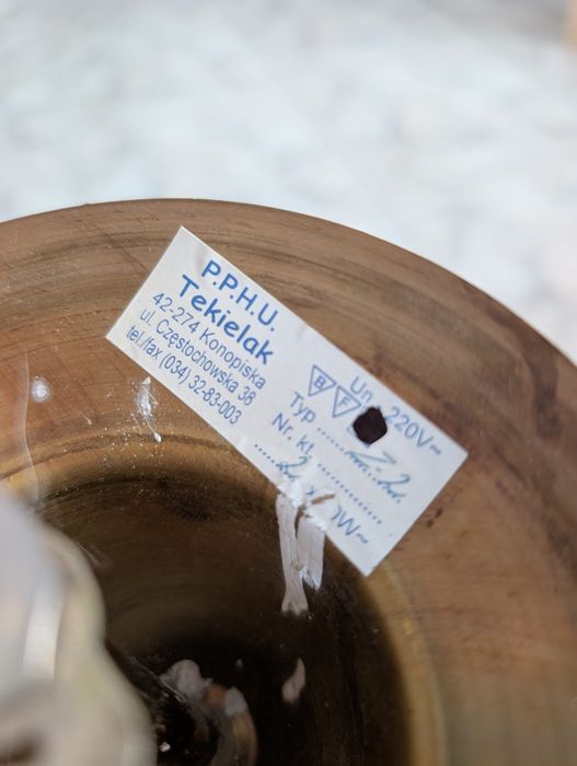 Lampa wisząca Tekielak