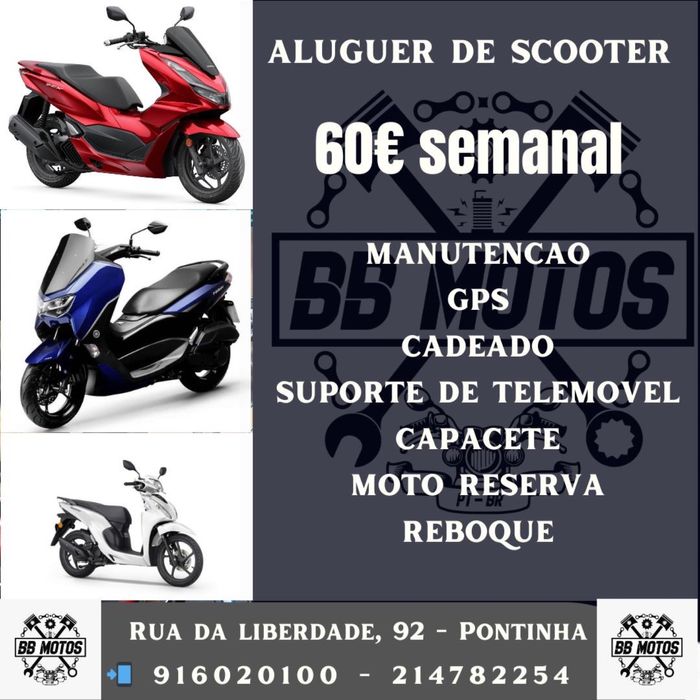 MOTOS PARA ALUGUEL