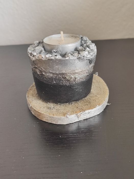 Vela com textura Vulcânica