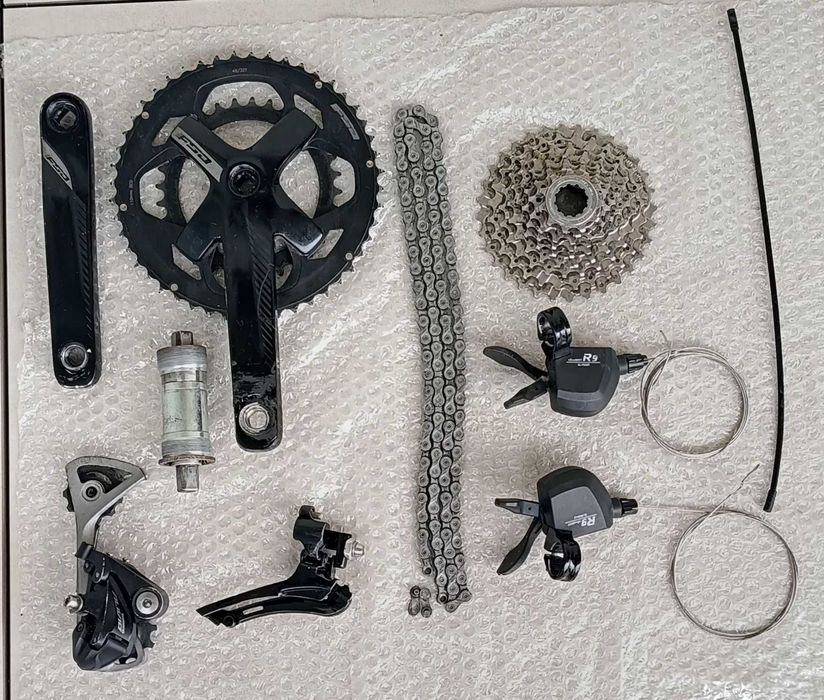 Napęd rowerowy 2x9 FSA/ Shimano Alivio/ MicroShift R9/ TANIO!
