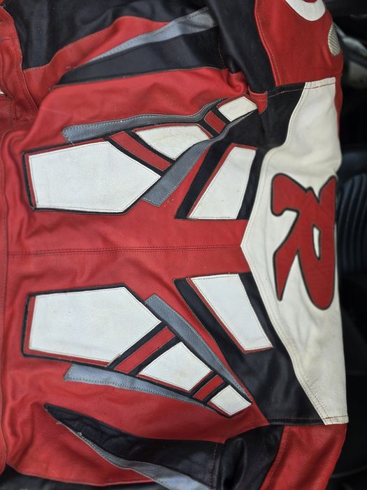 Casaca motard pele