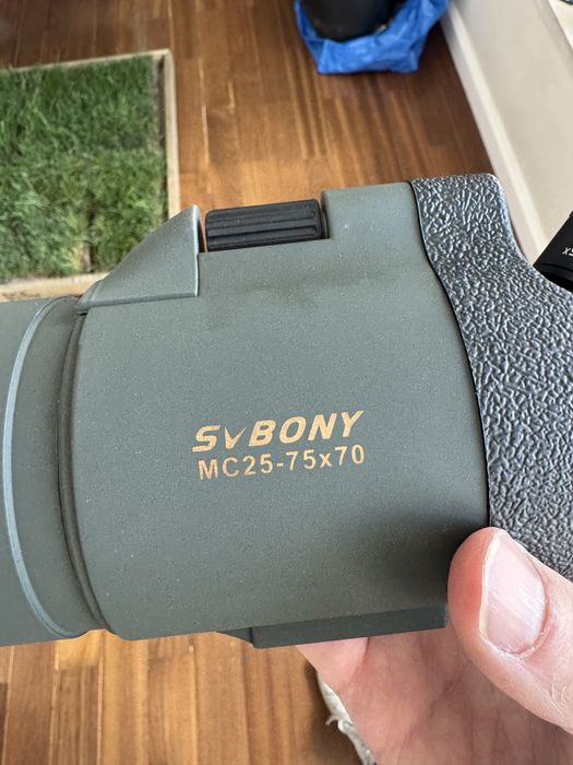 Spotting Scope SVBONY 25–75x70 + Tripé + Bolsa