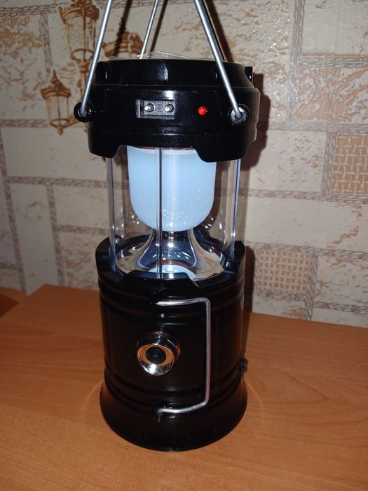 Led Фонарь с солнечной подзарядкой XF5800T аккумулятор