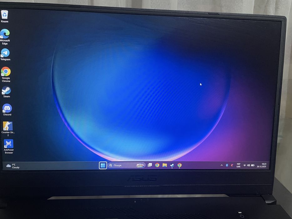 Ігровий ноутбук ASUS TUF Dash F15 (Core i5, NVIDIA GeForce RTX 3060).