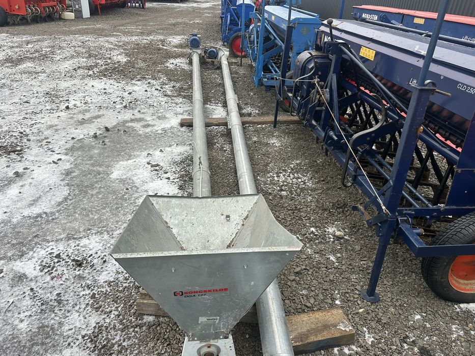 Шнековий погрузчик винтовой Kongskilde шнек зерна 6 метрів на 380 в