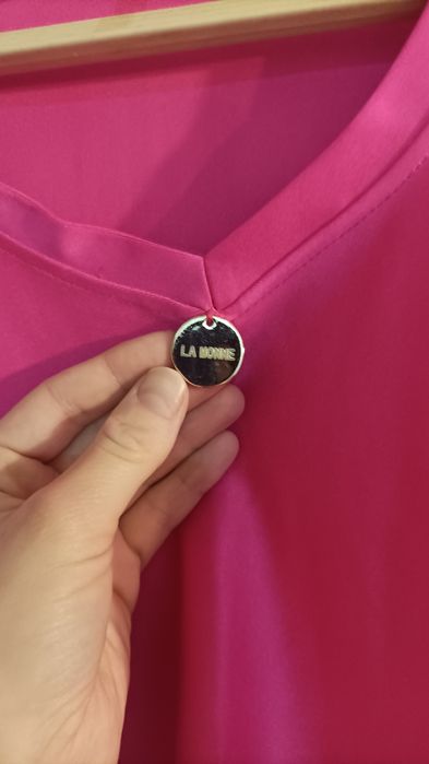 Różowa bluzka La Monne  lycra