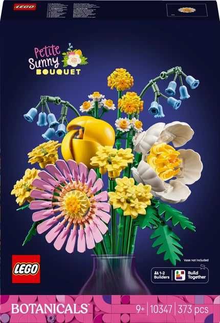 Конструктор LEGO Botanicals Маленький сонячний букет 373 деталі