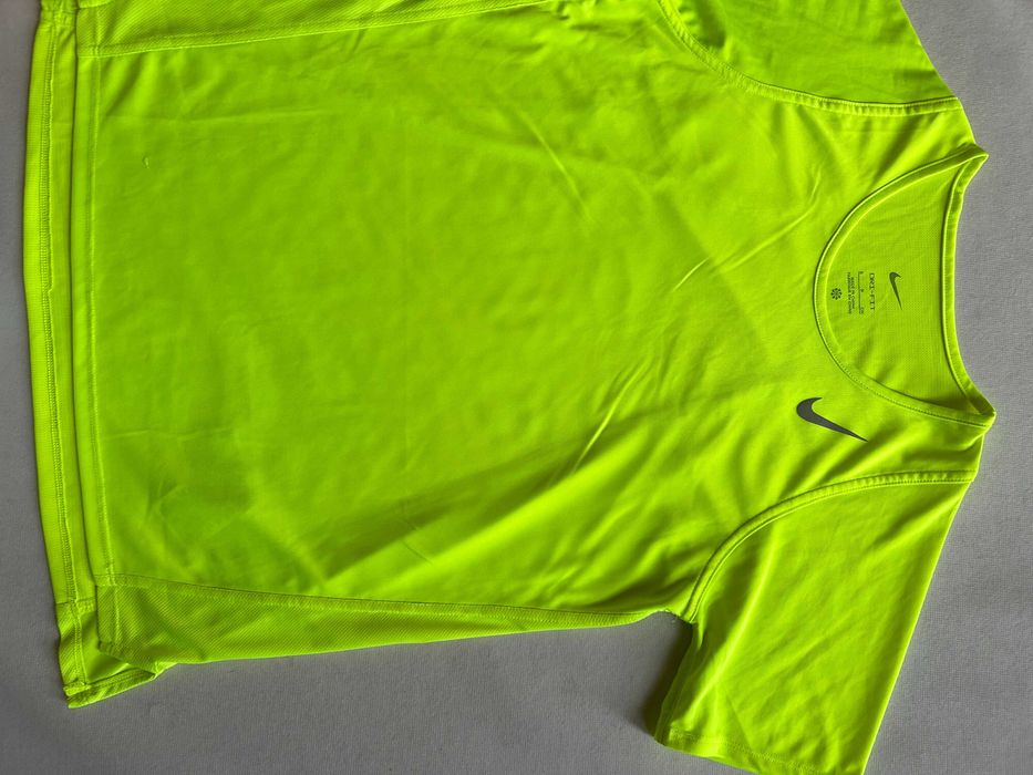 NIKE _ Neonowa termoaktywna koszulka t-shirt S _ dri-fit