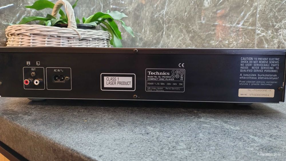 Technics SL-PG480A bdb. CD po fachowym przeglądzie, b.ładny stan rezerwacja
