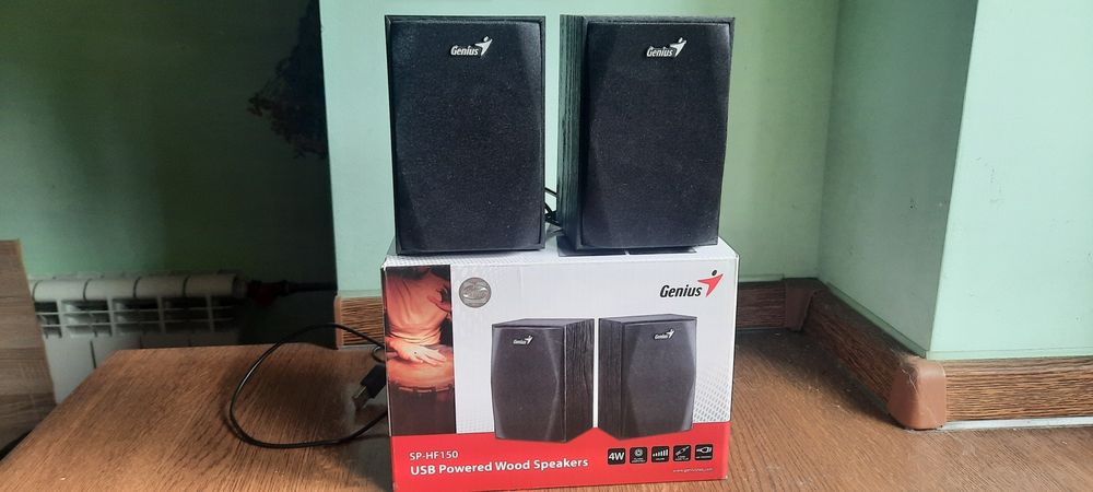 Głośniki stereo zasilane przez USB  Genius.